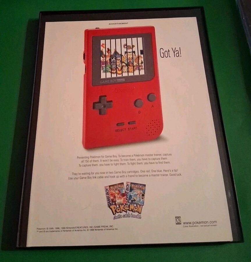Vintage Pokemon Ads