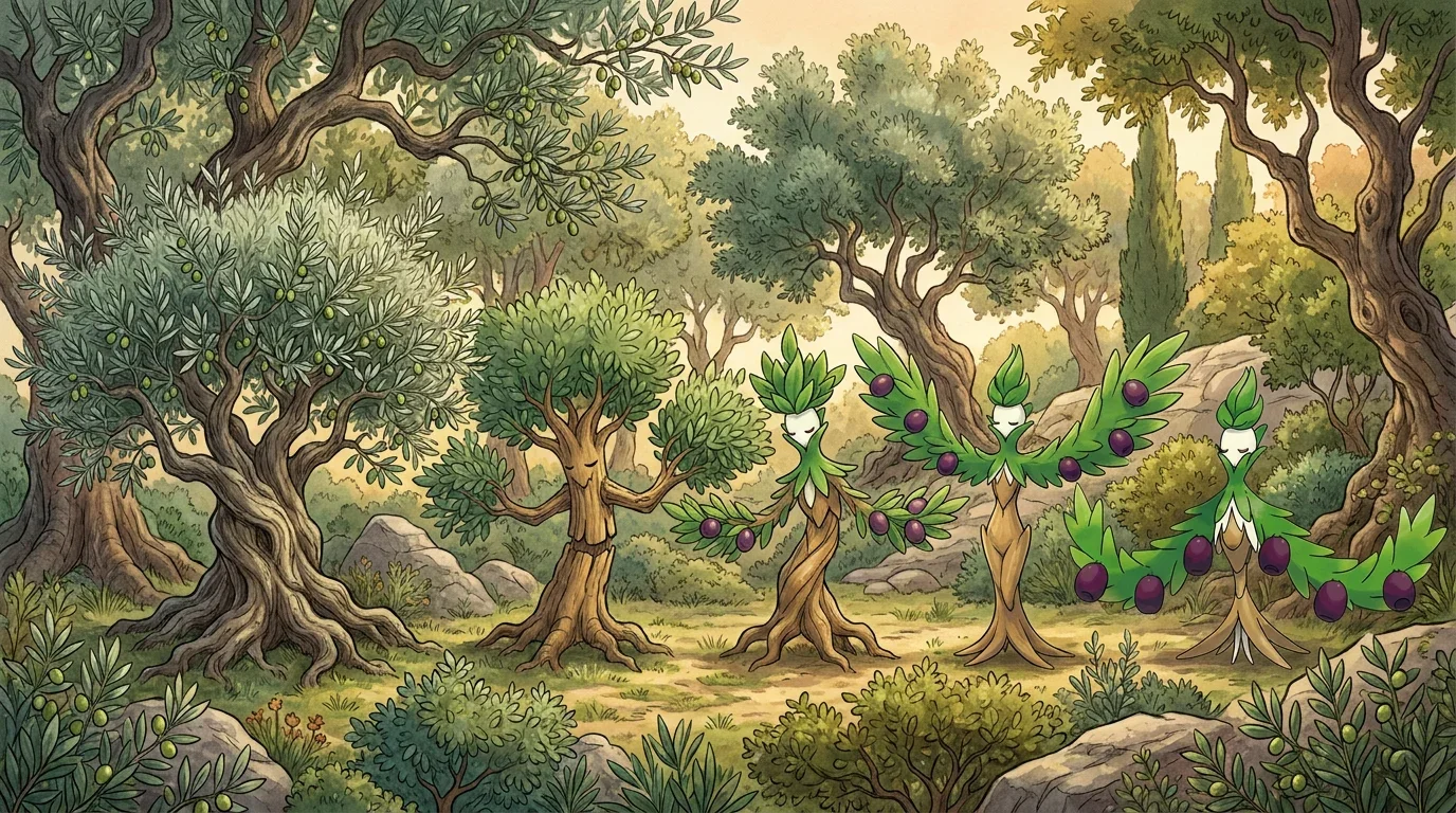A old olive tree turning into Arboliva