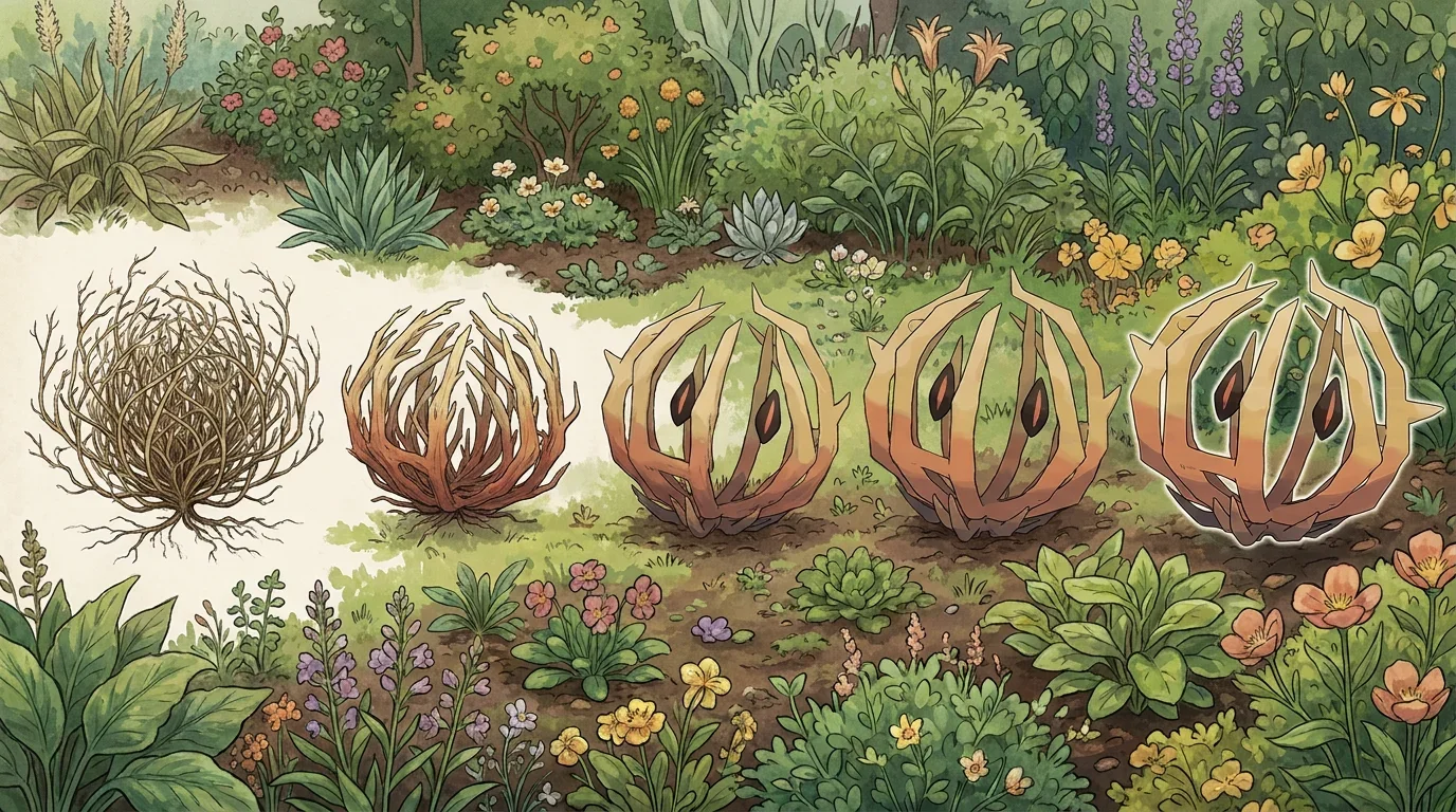 A tumbleweed turning into Bramblin