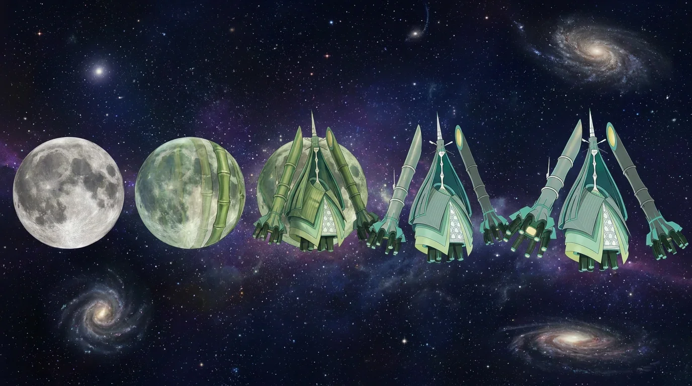 A full moon turning into Celesteela