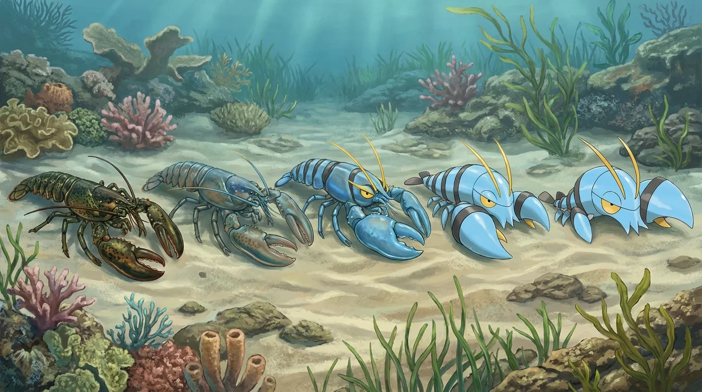 A young american lobster turning into Clauncher