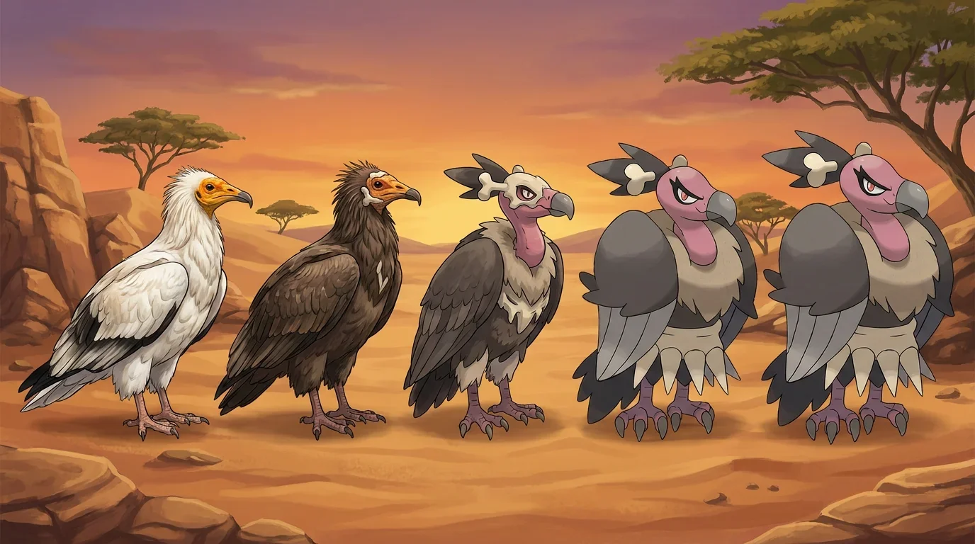 A egyptian vulture turning into Mandibuzz