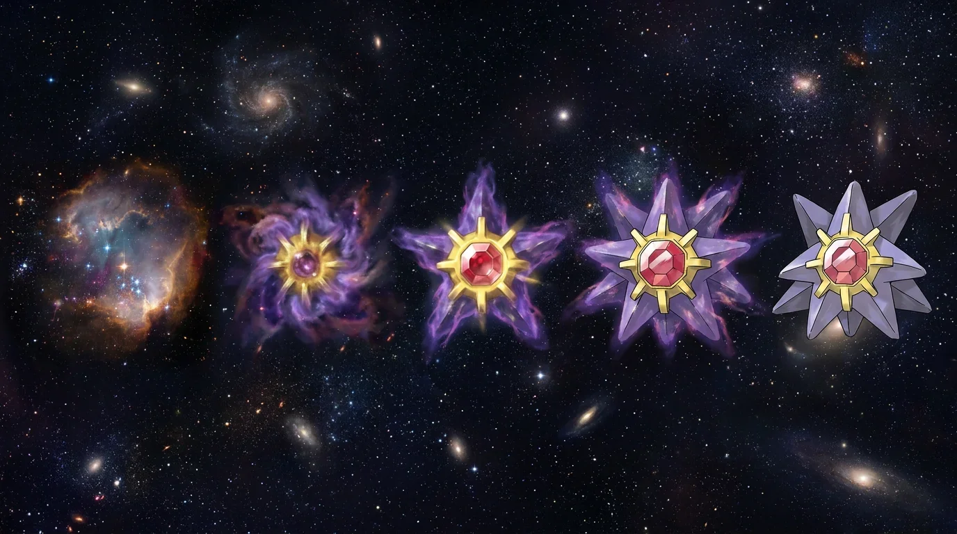 A planetary nebula turning into Starmie