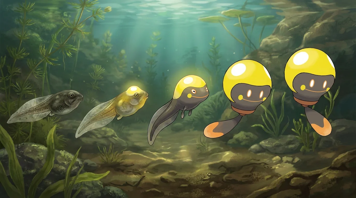 A common tadpole turning into Tadbulb