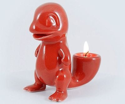 Charmander Ceramic Candle Holder