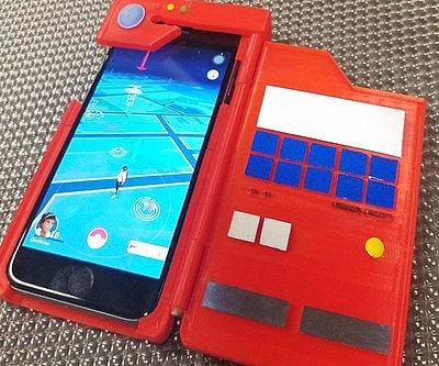 DIY 3D Printed Pokedex iPhone Case