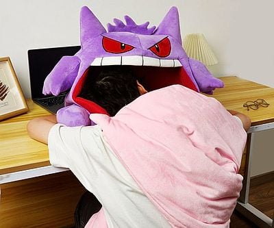 Gengar Super Long Tongue Pillow