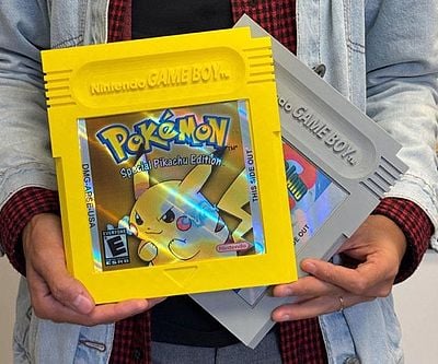 Giant Pokemon Gameboy Cartridges