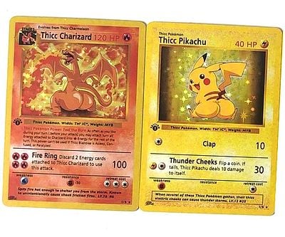 Thicc Pokemon Cards
