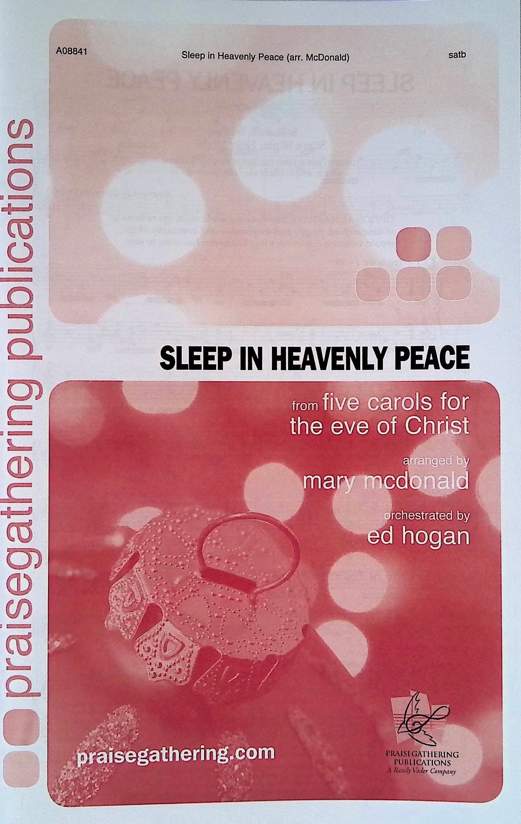 Sleep in heavenly peace rehearsal tracks digital fred bock