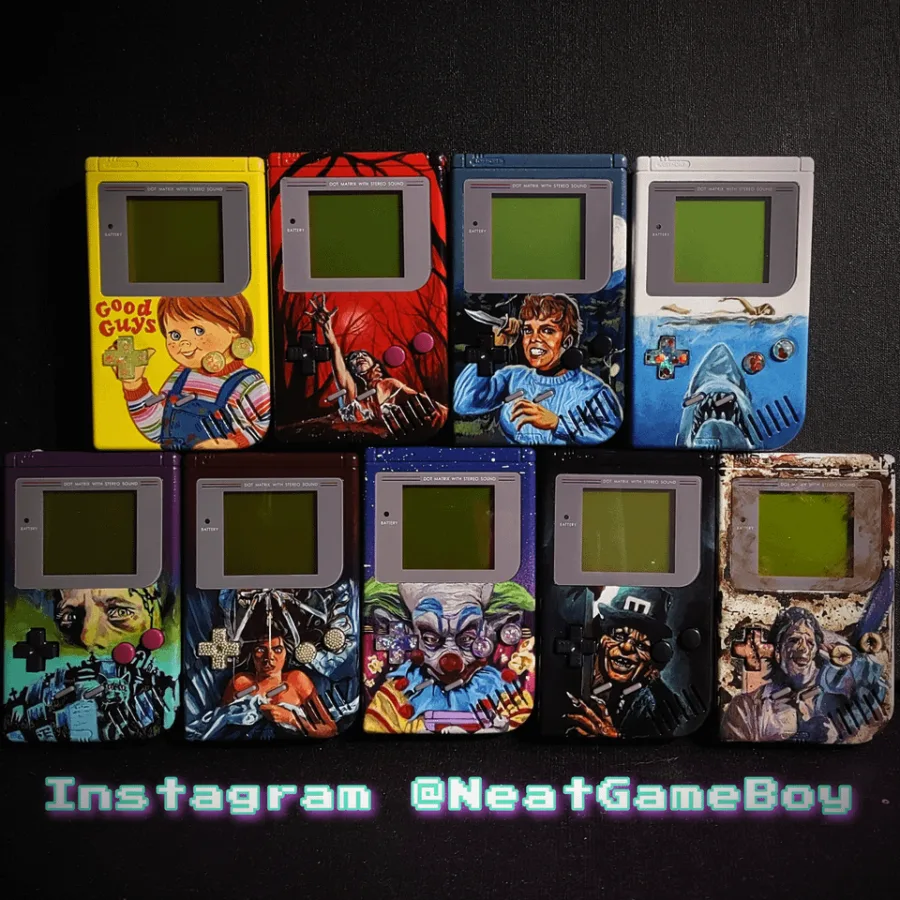 r/gameboymods - Updated photo of the collection. Follow this ongoing project on instagram @Neatgameboy