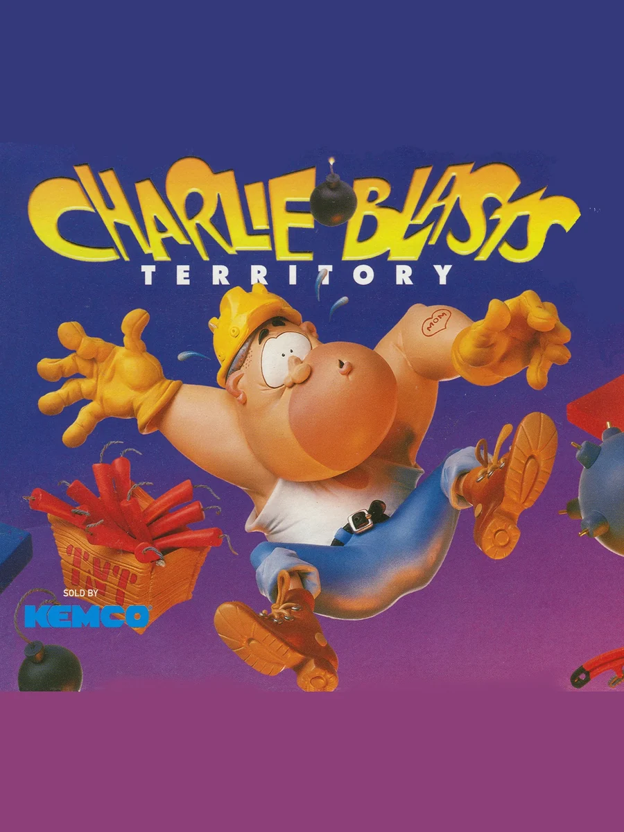 Charlie Blast's Territory box art, North America