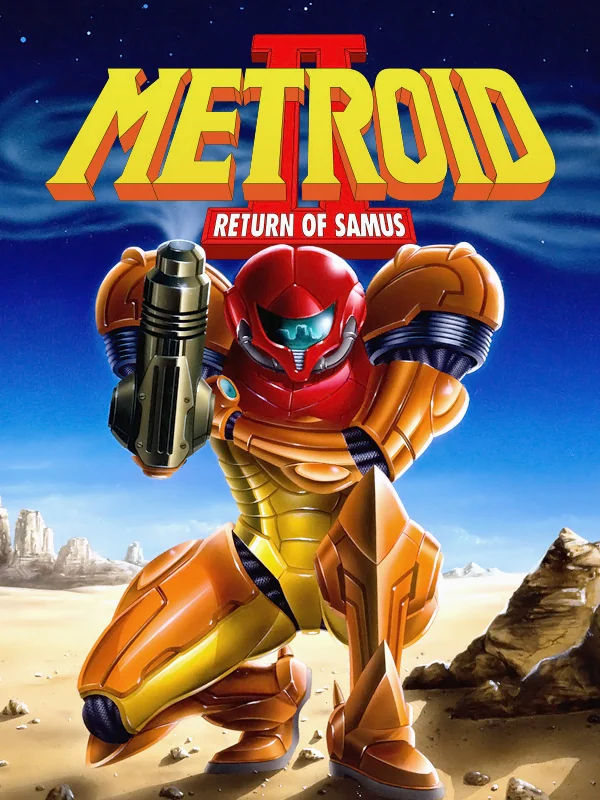 Metroid II: Return of Samus box art, North America