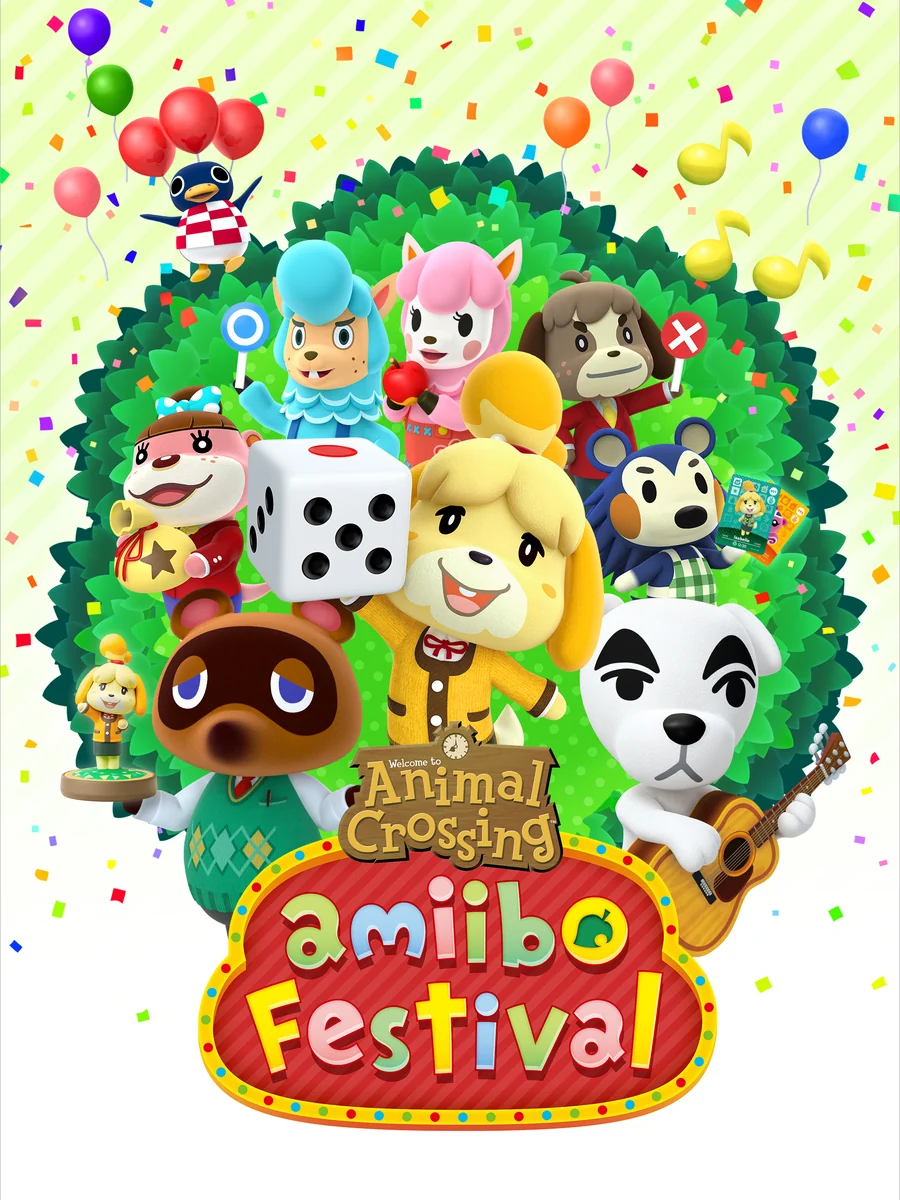 Animal Crossing: Amiibo Festival box art, North America