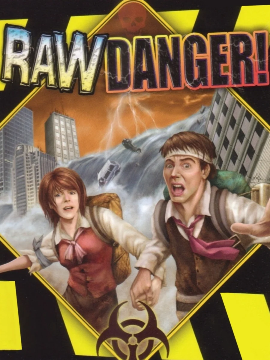 Raw Danger! box art, North America