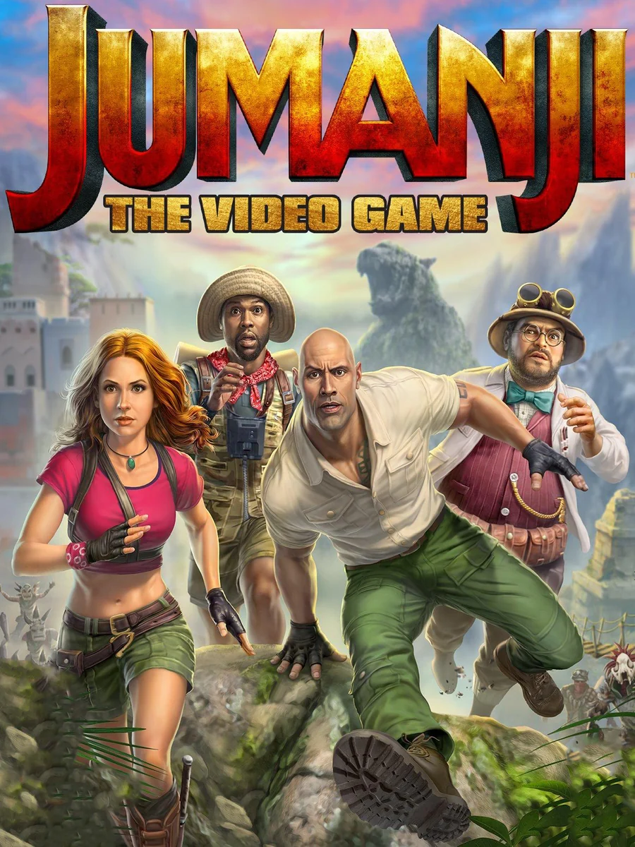 Jumanji: The Video Game box art, North America