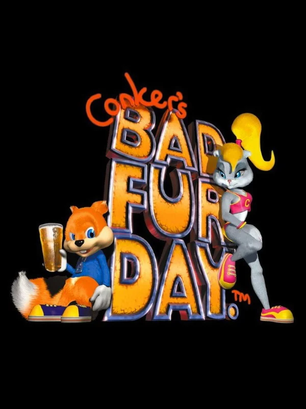 Conker's Bad Fur Day box art, North America