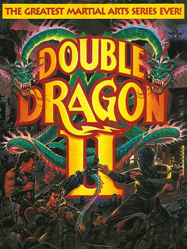Double Dragon II box art, North America