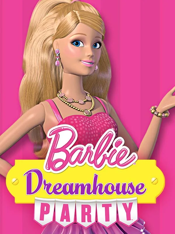 Barbie Dreamhouse Party box art, North America