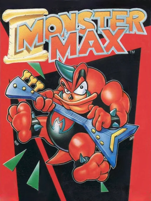 Monster Max box art, North America