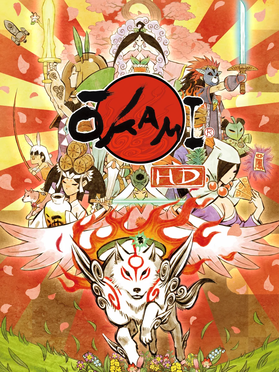 Ōkami HD box art, North America