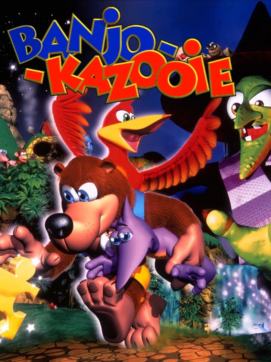 Banjo-Kazooie box art, North America