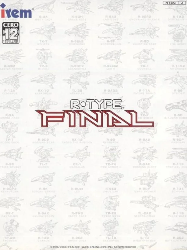 R-Type Final box art, Japan