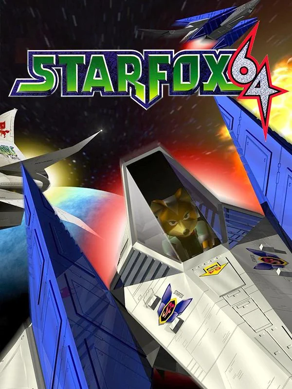 Star Fox 64 box art, North America
