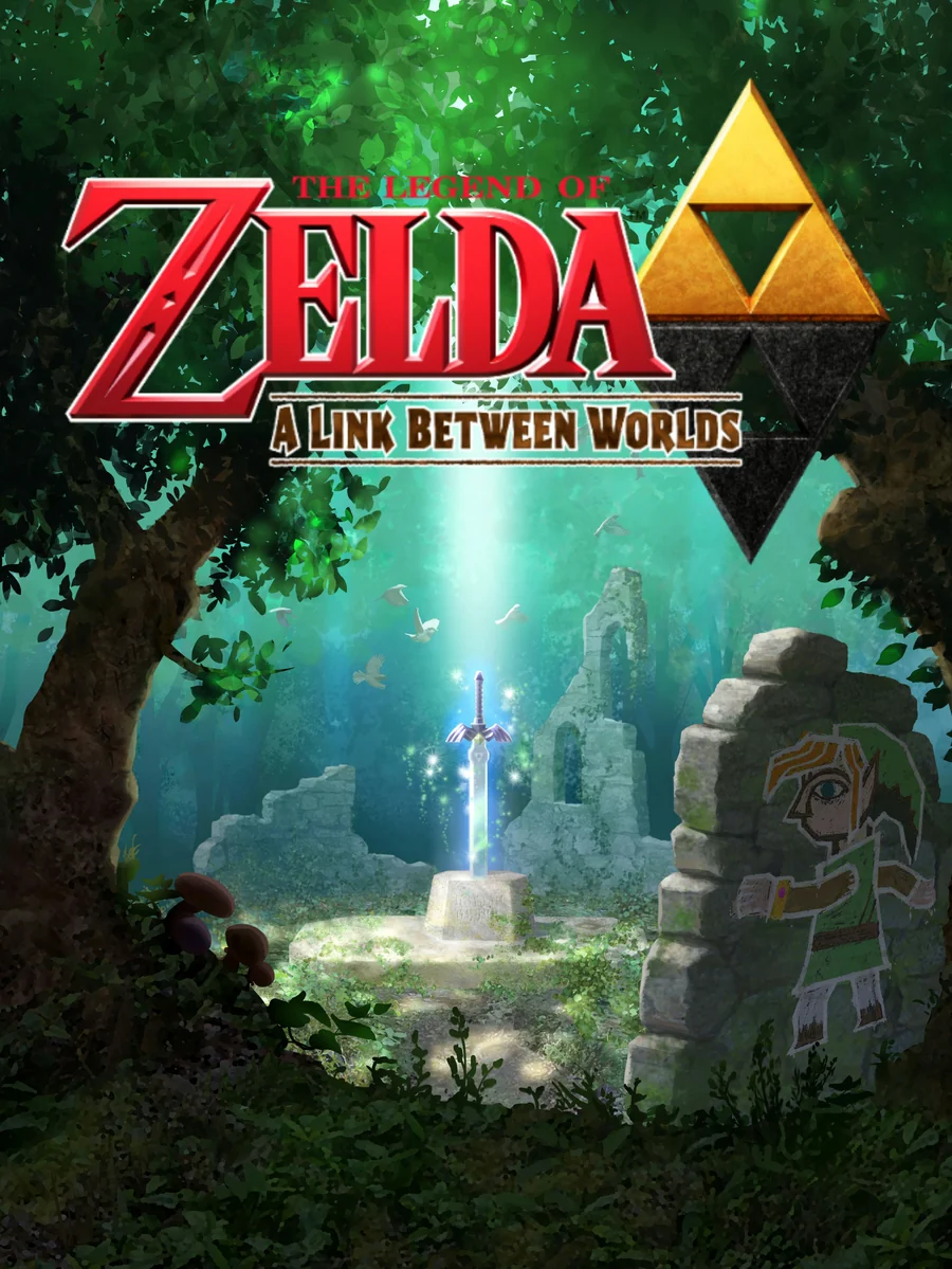The Legend of Zelda: A Link Between Worlds box art, Europe