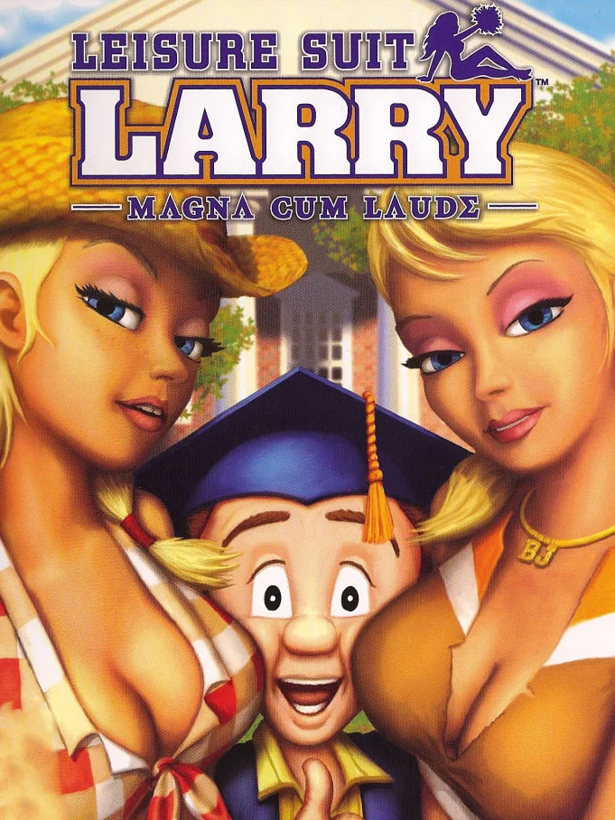 Leisure Suit Larry: Magna Cum Laude box art, North America