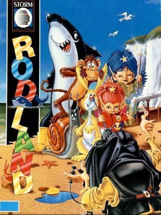 Rod-Land box art, Europe