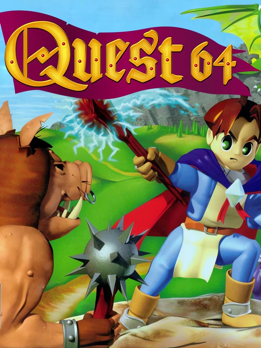 Quest 64 box art, North America