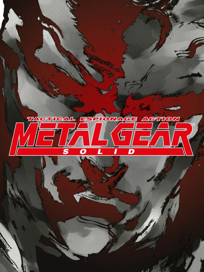 Metal Gear Solid box art, Europe
