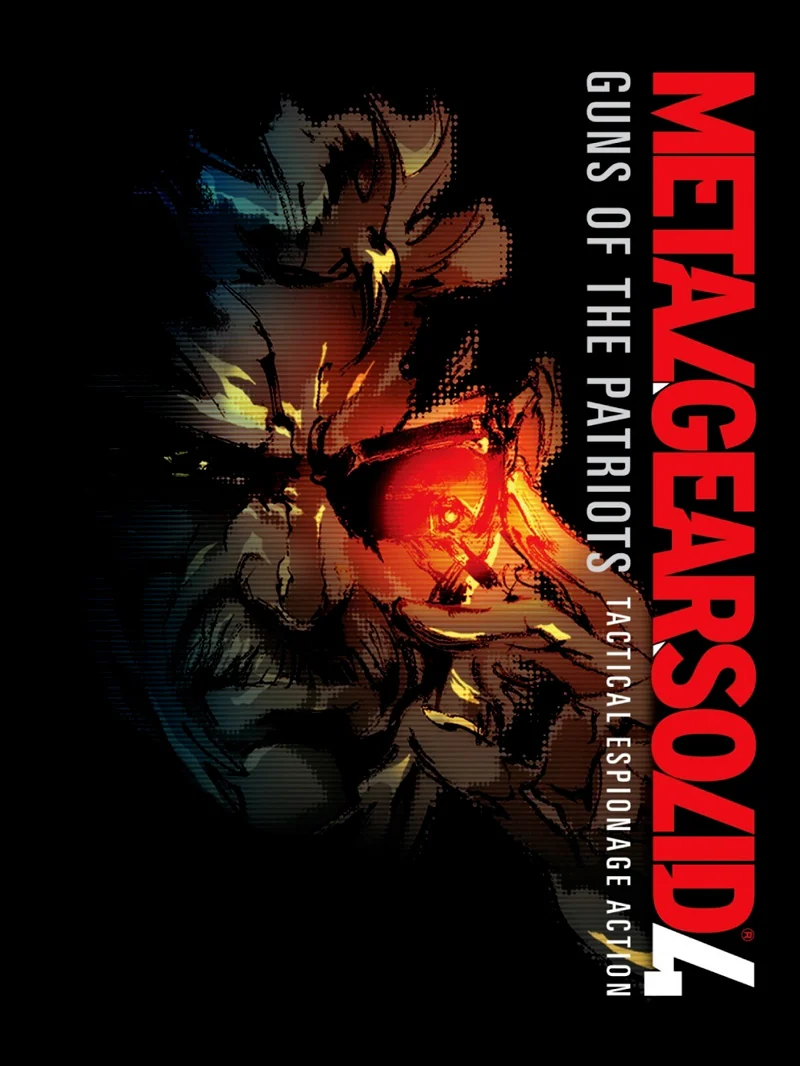 Metal Gear Solid 4: Guns of the Patriots box art, Europe