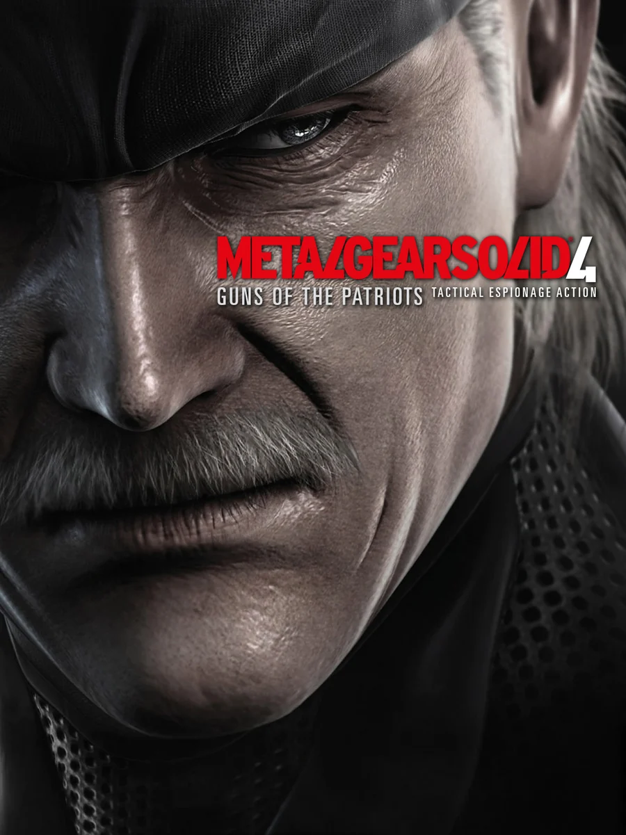Metal Gear Solid 4: Guns of the Patriots box art, North America