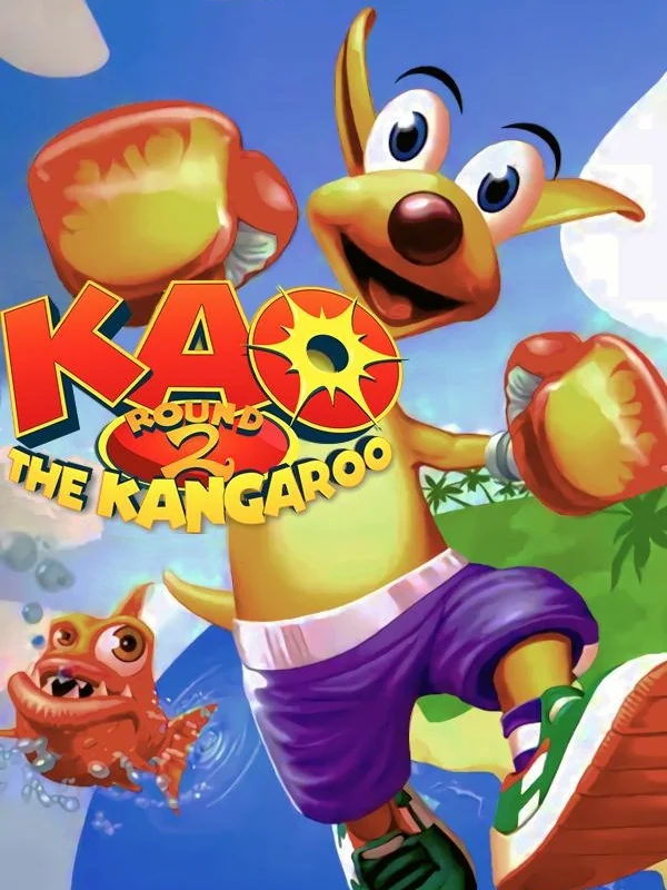 Kao the Kangaroo: Round 2 box art, Europe