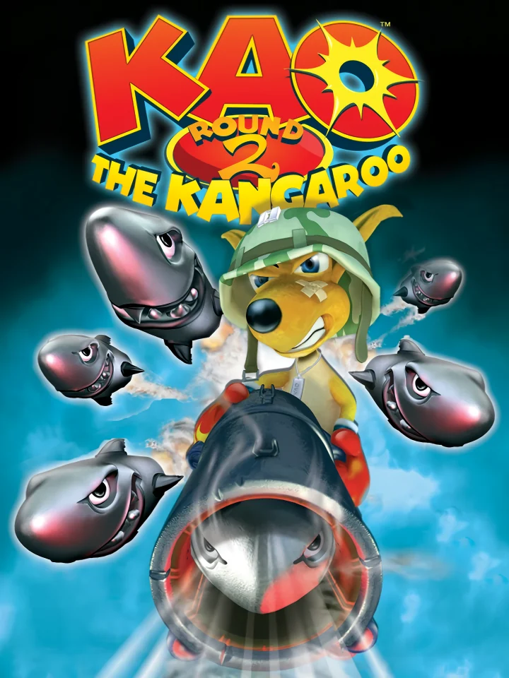 Kao the Kangaroo: Round 2 box art, North America