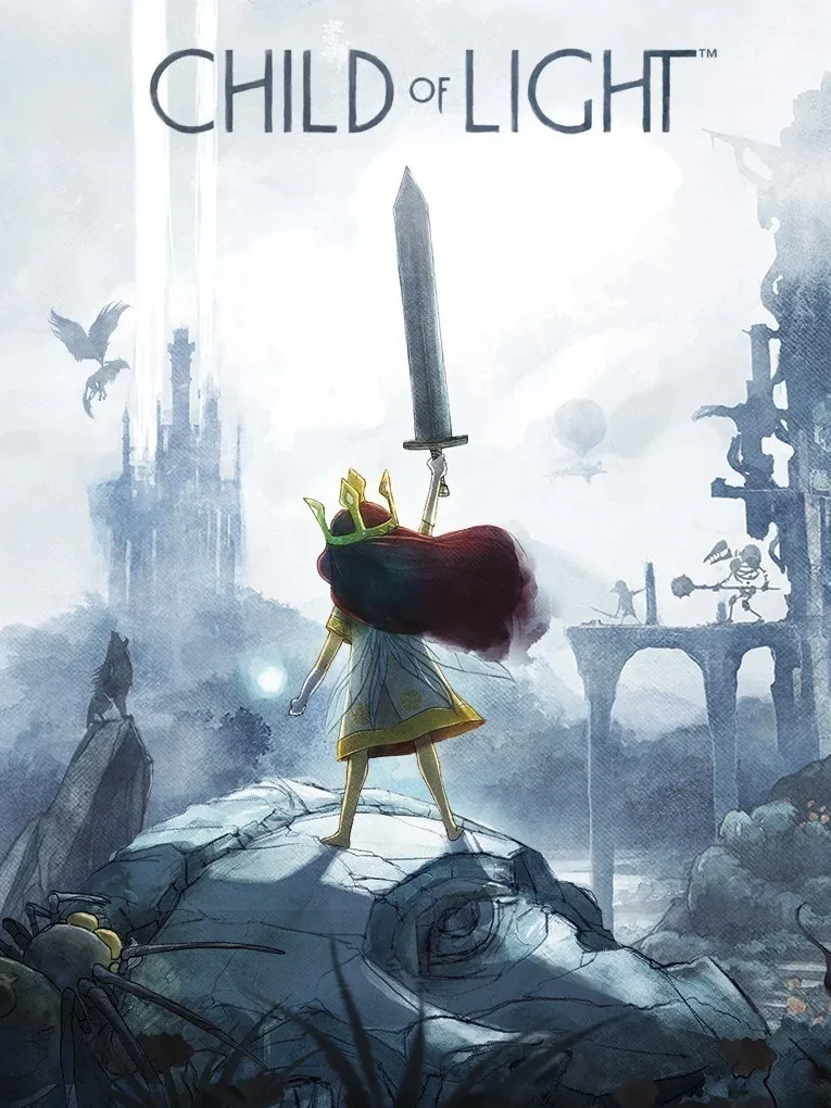 Child of Light box art, North America