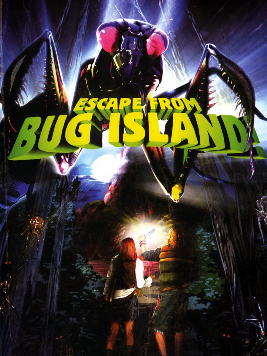 Escape from Bug Island box art, North America