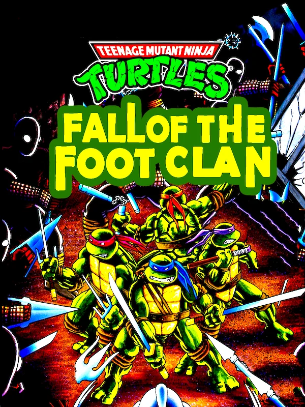 Teenage Mutant Ninja Turtles: Fall of the Foot Clan box art, North America