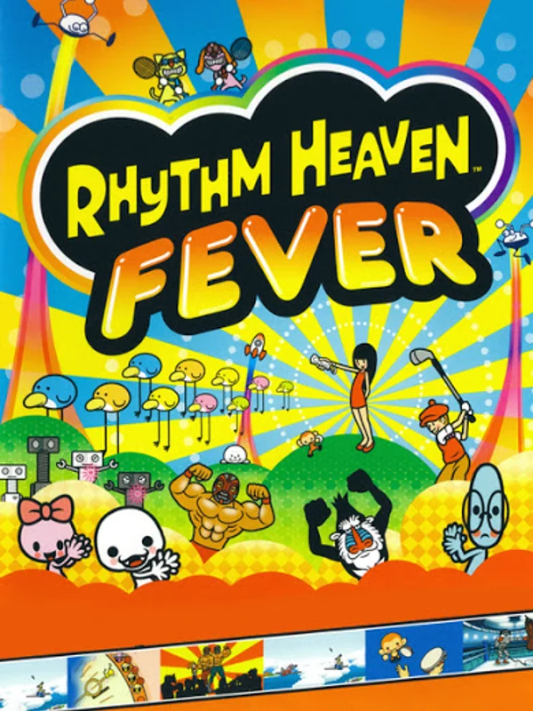 Rhythm Heaven Fever box art, North America