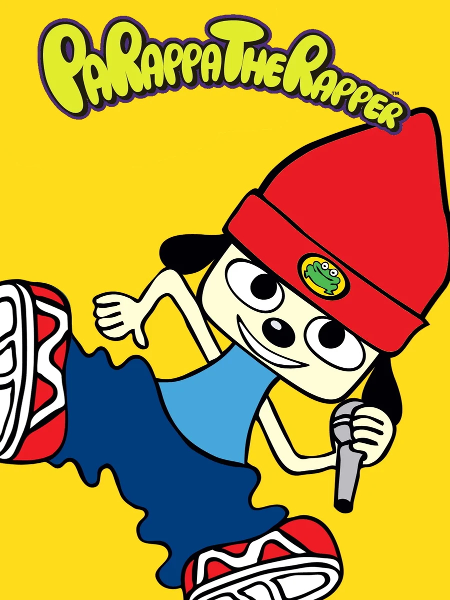 PaRappa the Rapper box art, North America