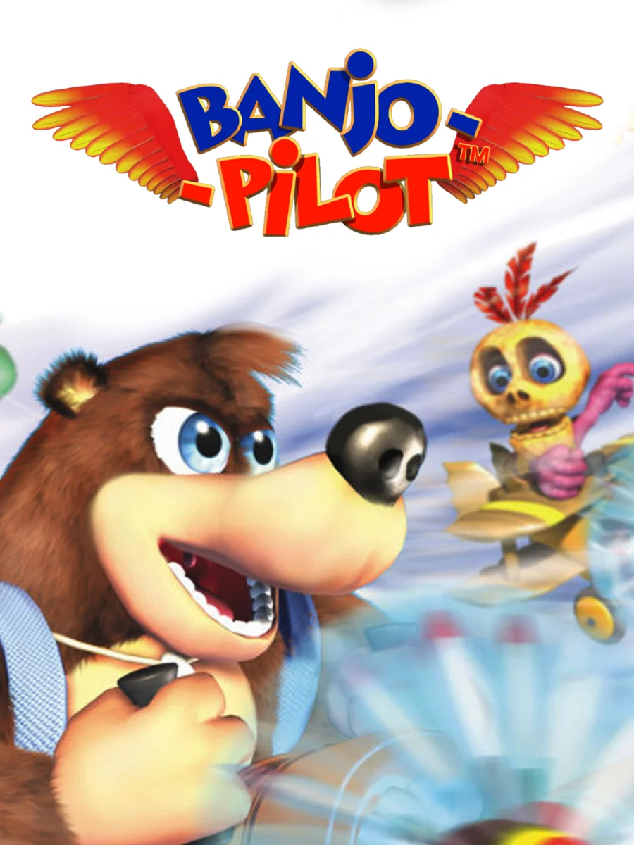 Banjo-Pilot box art, North America