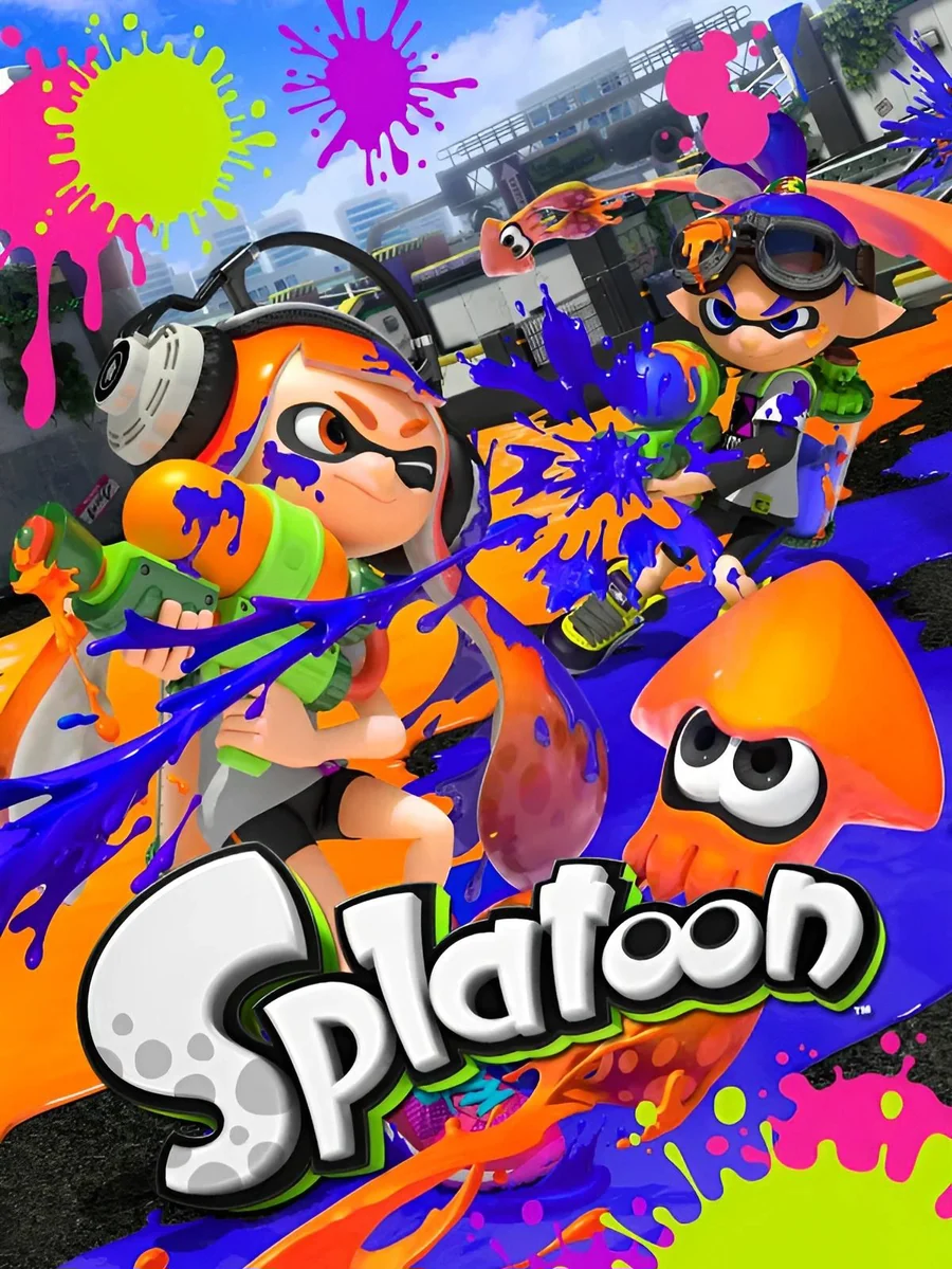 Splatoon box art, North America