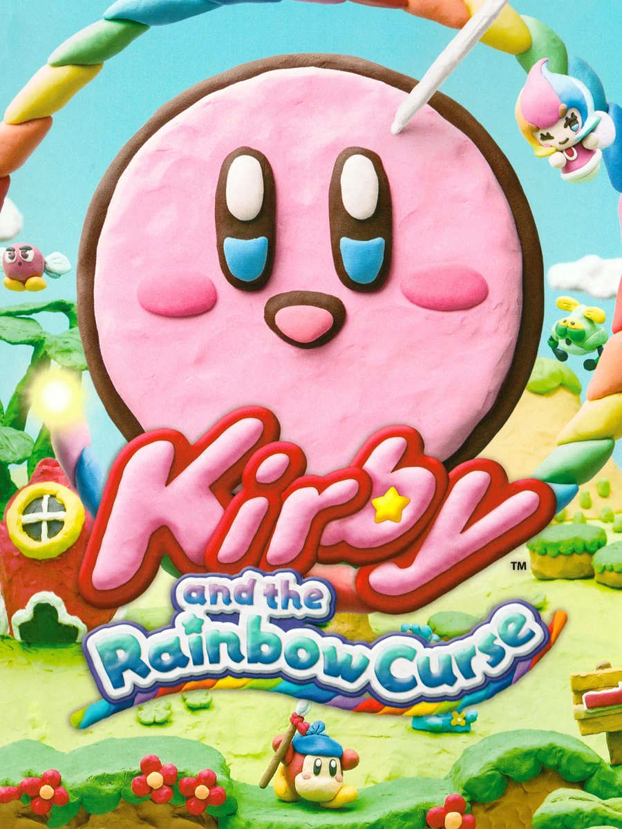 Kirby and the Rainbow Curse box art, North America