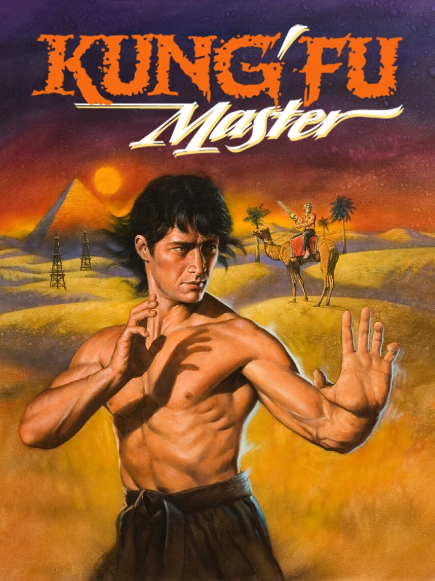 Kung-Fu Master box art, North America