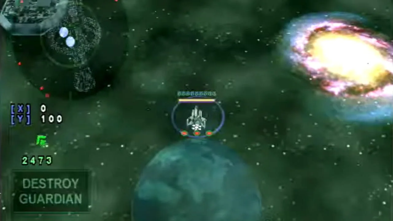 Armada gameplay on Dreamcast