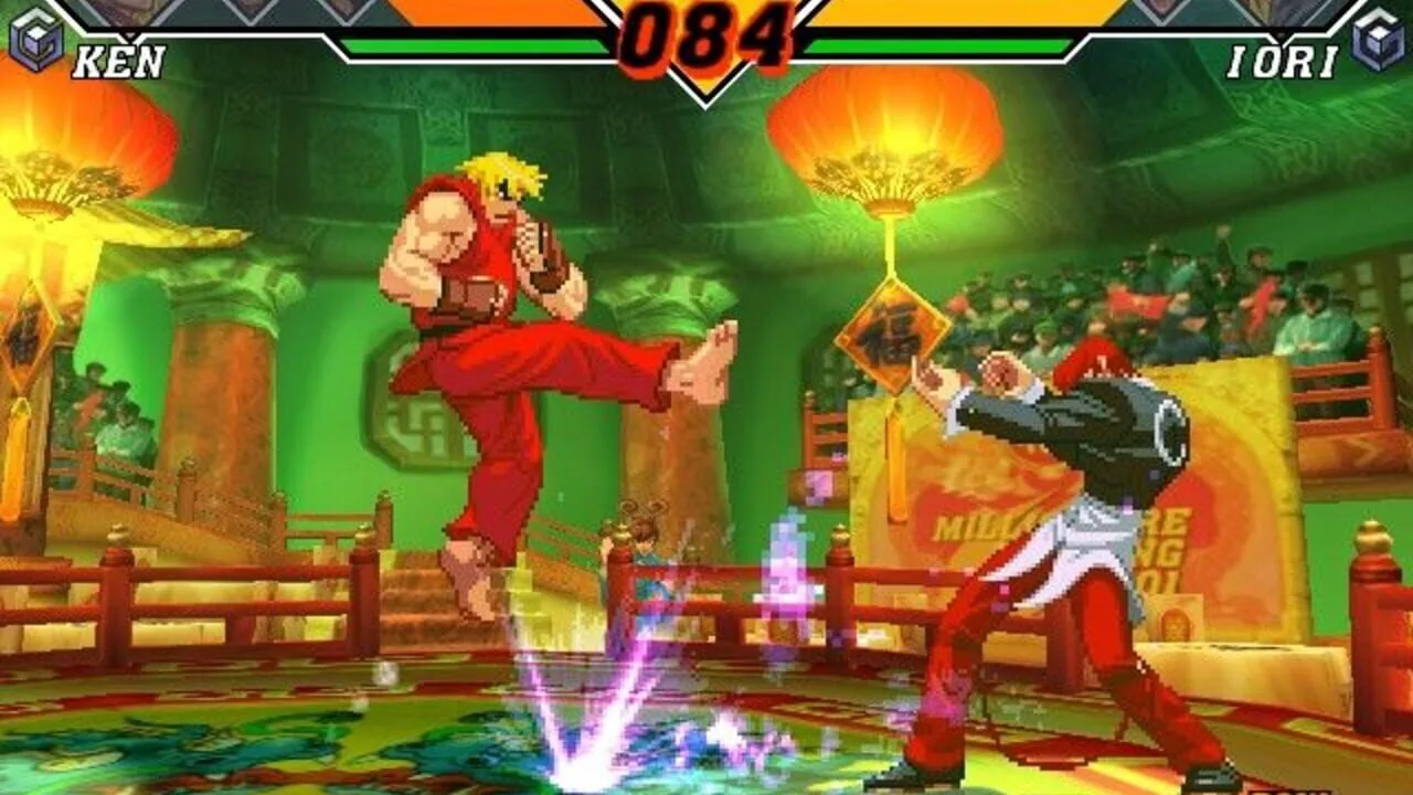 Capcom vs. SNK 2 gameplay on Dreamcast