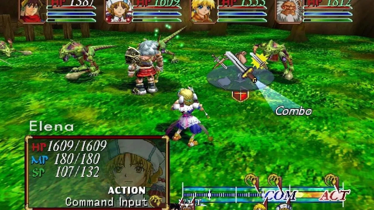 Grandia II gameplay on Dreamcast