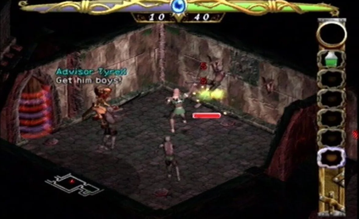 Record of Lodoss War gameplay on Dreamcast